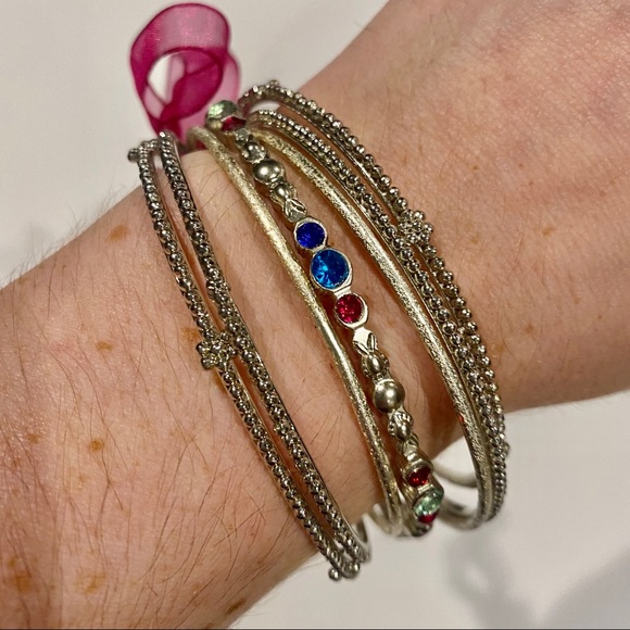 Silver Bangles - Picture 2 of 4